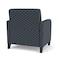 Lesro Siena Lounge Reception Wide Guest Chair, Black, RS Night Sky Upholstery SN1201 - alternate 2